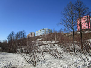 Pueblo Talnakh, distrito urbano de Norilsk, región de Krasnoyarsk. 8 de junio de 2024.