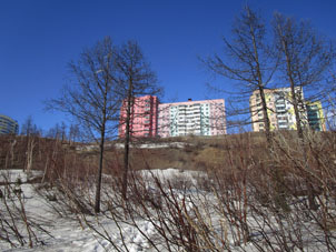 Pueblo Talnakh, distrito urbano de Norilsk, región de Krasnoyarsk. 8 de junio de 2024.