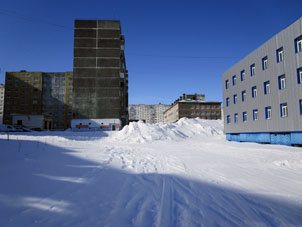 Pueblo Talnakh, distrito urbano de Norilsk, región de Krasnoyarsk.