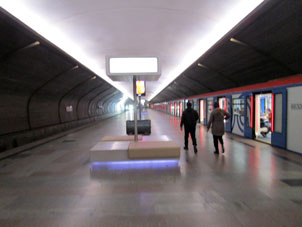 Estación Cherkízovskaya (Черкизовская) de la línea Sokólnicheskaya del Metro de Moscú