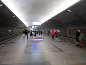 Estación Cherkízovskaya (Черкизовская) de la línea Sokólnicheskaya del Metro de Moscú