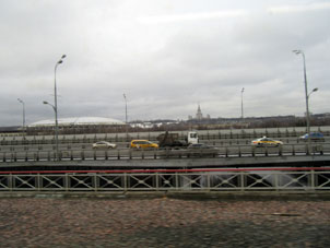 Vista desde vagón del Anillo Central de Moscú