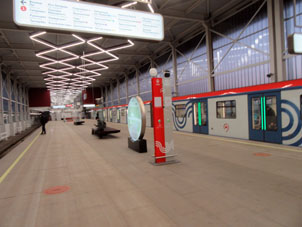 Estación Prókshinoo de la línea Sokólnicheskaya del Metro de Moscú