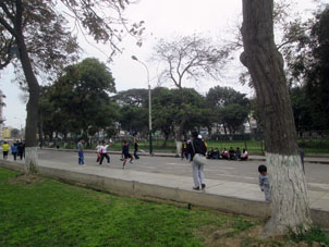 В парке района Хесус Мария.