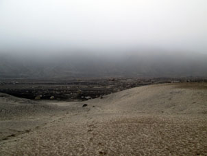 Туман над пустыней.
