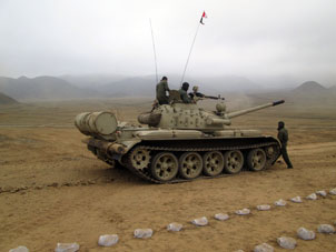 Танк Т-55 производства "Уралвагонзавод", г. Нижний Тагил 40 лет и три месяца в боевом строю (поставка 18 июня 1973 года).