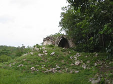 Строение в археологической зоне "Лабна"